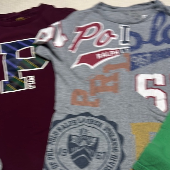 Polo by Ralph Lauren Kids Tees - Green, Gray, Maroon - Picture 2 of 6